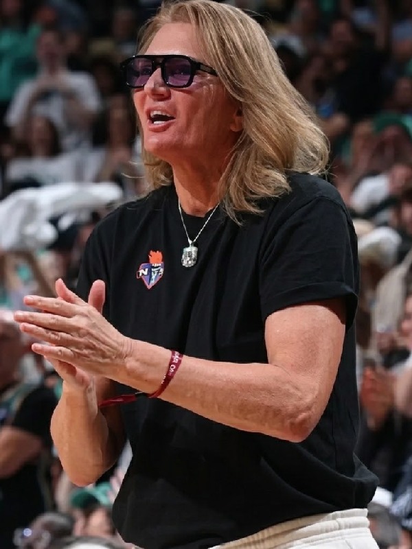 Sue Wicks Atlanta Dream v New York Liberty Black T-Shirt