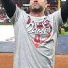 Cleveland Guardians American League Division Series Champions T-Shirt in Grey
