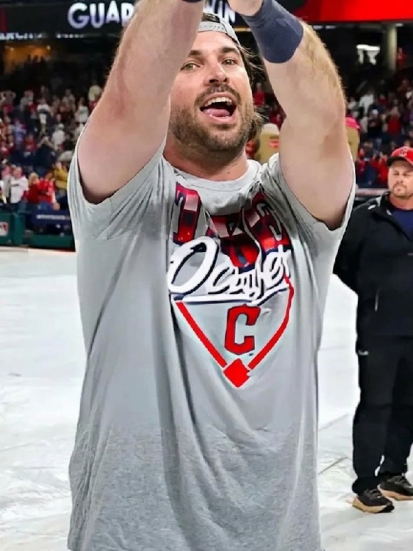 Cleveland Guardians American League Division Series Champions Grey T-Shirt