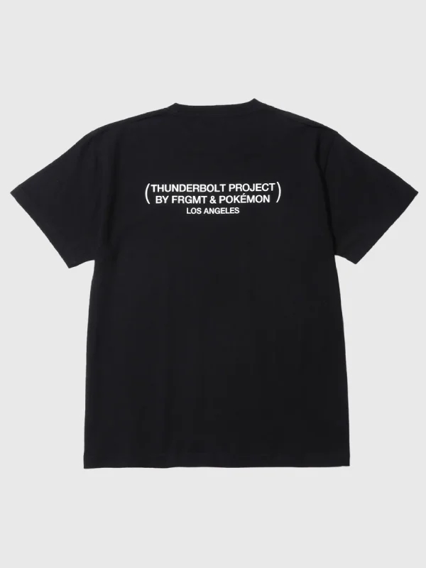 Fragment x Pokemon PIKACHU Tee in Black Fragment x Pokemon PIKACHU Black Tee