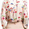 Top Chef Gail Simmons Mushroom Print Shirt