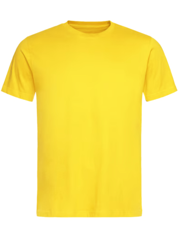 Simple Plain Shirt In Yellow Simple Plain Yellow Shirt