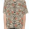 The Voice S27 Adam Levine Color Block Rose Print Shirt The Voice S27 Adam Levine Rose Print Shirt