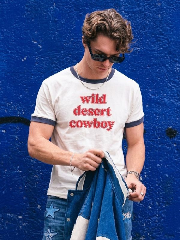Wild Desert Cowboy T-Shirt Wild Desert Cowboy White T-Shirt