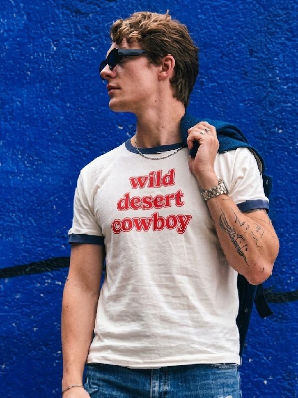 Wild Desert Cowboy White T-Shirt Wild Desert Cowboy T-Shirt