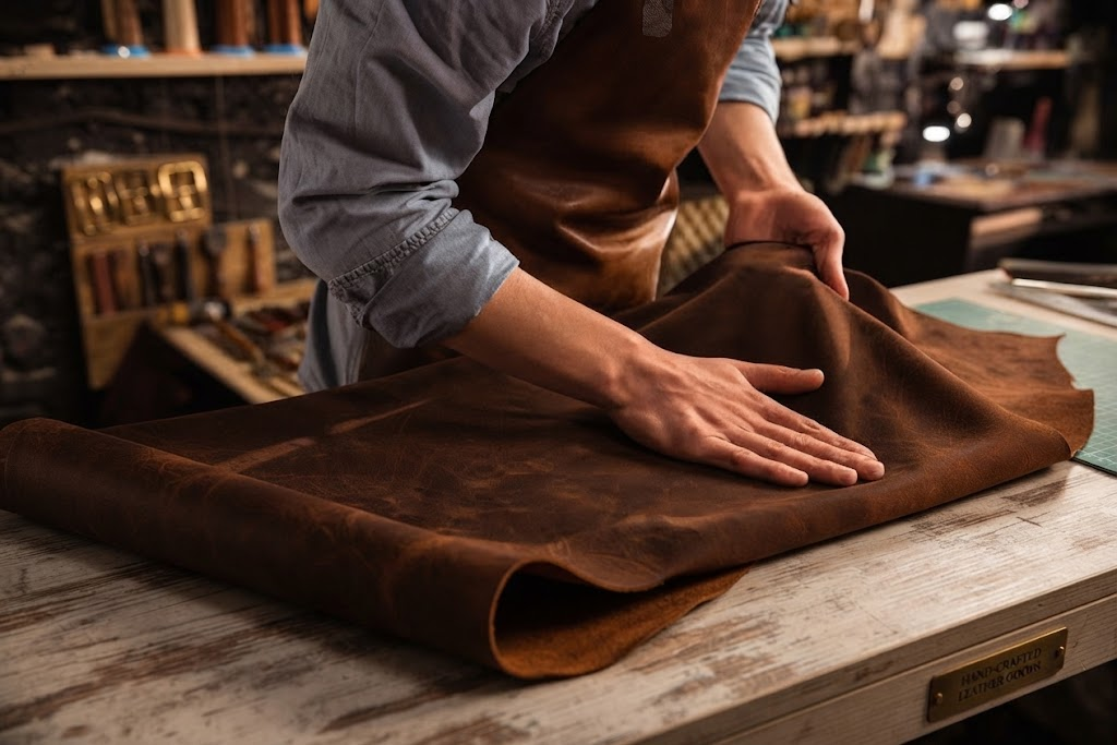 Leather jacket making